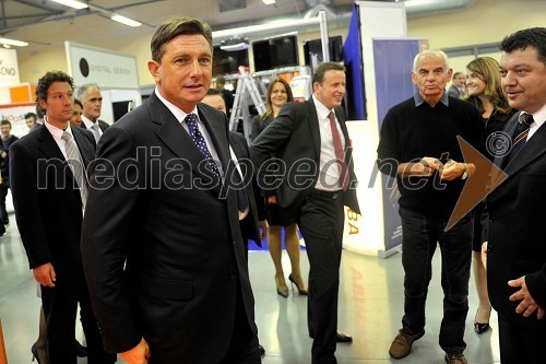 Borut Pahor, predsednik Vlade Republike Slovenije, Bojan Šrot, župan Mestne občine Celje in ...