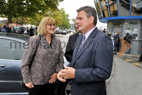 Mag. Darja Radić, ministrica za gospodarstvo in Lojze Posedel, župan občine Žalec