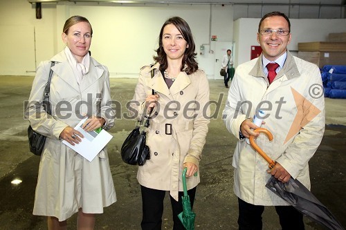 Mateja Edelbaher, SPEM, Vesna Petkovšek, odnosi z javnostmi Gorenje d.d. in Tomaž Mihelin Ritlop, direktor projektov, SPEM Komunikacijska skupina