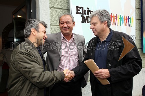 Kliton Bozgo, nekdanji nogometaš, ... in Andrej Verlič, podžupan Mestne občine Maribor