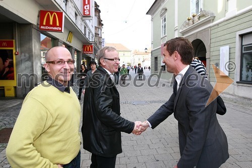 Gregor Jeza, nekdanji predsednik uprave Casina Mond, ... in Tomaž Orešič, kandidat za župana Mestne občine Maribor