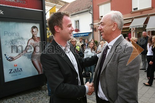 Tomaž Bračko, PR svetovalec Tomaža Orešiča in Janez Ujčič, kandidat za župana Mestne občine Maribor