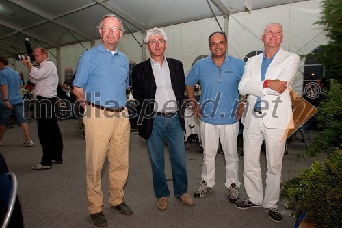 dr. Erwin Kubesch, avstrijski veleposlanik v Sloveniji, Roko Žarnić, minister za okolje in prostor, Ahmed Farouk, veleposlanik Egipta v Sloveniji in Piotr Kaszuba, veleposlanik Republike Poljske v Sloveniji