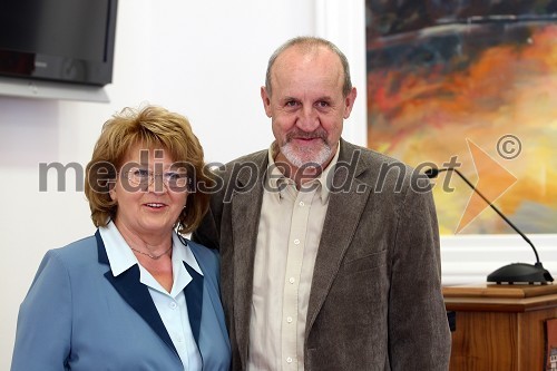 Magda Žezlina, varuhinja bolnikovih pravic in mag. Franci Prosnik, novi varuh bolnikovih pravic
