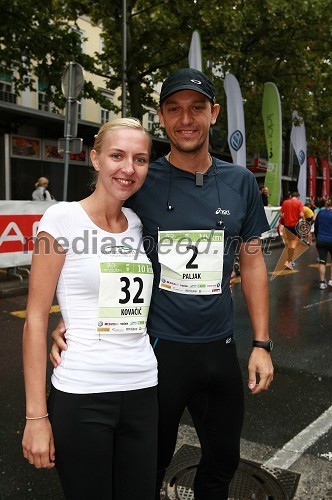 Eneja Kovačič, maratonka (32) in Matjaž Germ, maratonec (2)