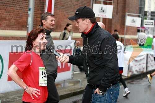 Helena Javornik, maratonka (546) in Mitja Šeško