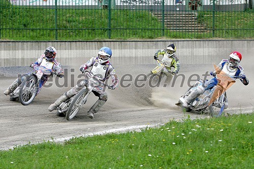 Mariusz Puszakowski (Poljska), Jernej Kolenko (Slovenija),Josef Franc (Češka) in Matej Žagar (Slovenija)