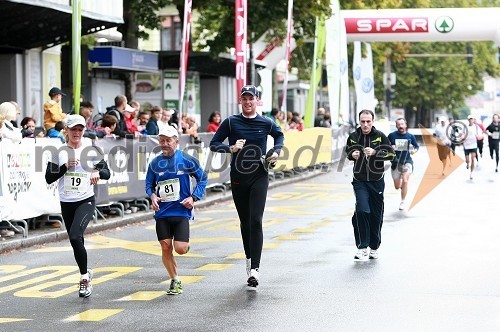 Barbara Radoš, maratonka (19) in Rajko Zupančič, maratonec (81)