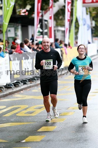 1. Eko maraton Maribor, tekaški maraton, tekači