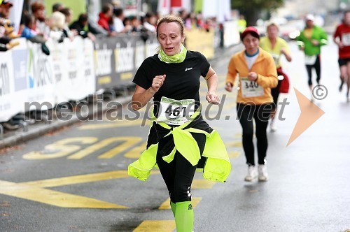 Tanja Jamnik, maratonka (461) in Irena Perko, maratonka (340)

