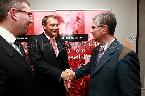 Dr. Andrej Vizjak, PwC, predsednik za svetovanje in Franjo Bobinac, predsednik uprave Gorenje d.d.