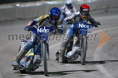 Tomasz Gollob (Poljska) in Jaroslaw Hampel (Poljska)