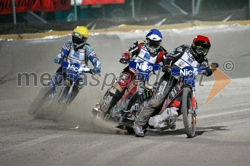 Rune Holta (Poljska), Magnus Zetterstrom (Švedska) in Tai Woffinden (Velika Britanija)