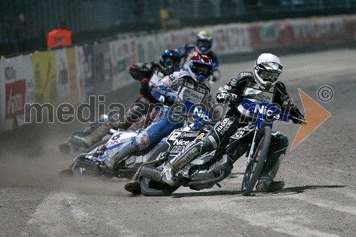 Chris Holder (Avstralija) in Nicki Pedersen (Danska)