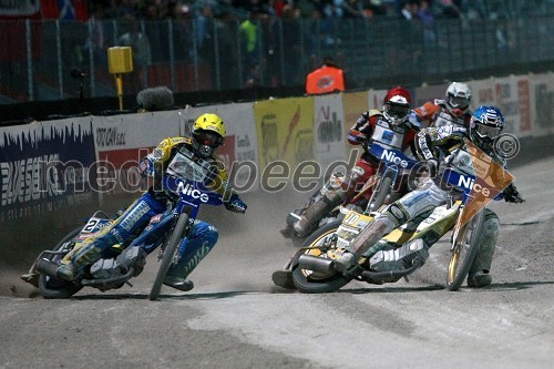 Tomasz Gollob (Poljska), Hans Andersen (Danska), Magnus Zetterstrom (Švedska) in Chris Harris (Velika Britanija)