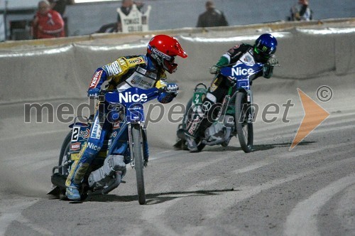 Tomasz Gollob (Poljska) in Greg Hancock (ZDA)