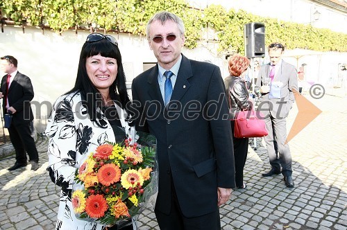 Mag. Helena Cvikl, direktorica Višje strokovne šole za gostinstvo in turizem v Mariboru (VSGT) in Wolfgang Haas, direktor, Steirischer Hotelfachschulverein Tourismusschulen Bad Gleichenberg