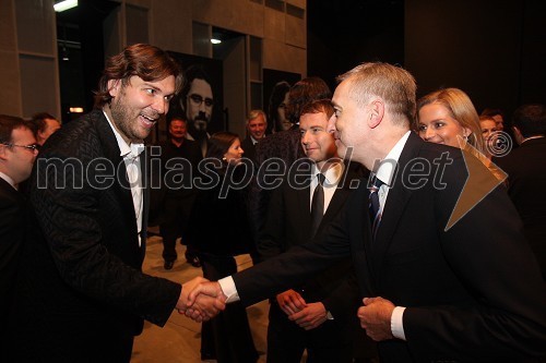 Slavko Sekulić, operni pevec  in Aleš Zalar, minister za pravosodje