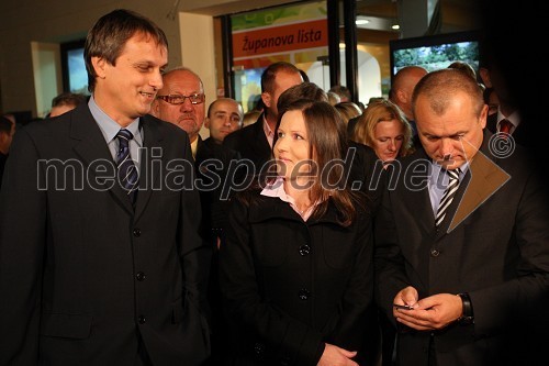 Tomaž Kancler, kandidat za župana Mestne občine Maribor, ... in Franc Kangler, župan Mestne občine Maribor