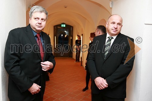 Andrej Verlič in Milan Mikl, podžupana Mestne občine Maribor