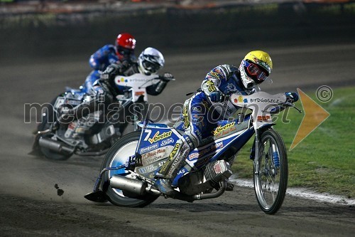 Chris Holder (Avstralija) in Rune Holta (Poljska)