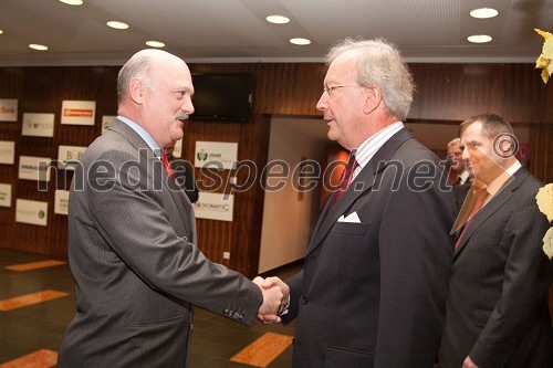 Klemens Nowotny, predsednik uprave Raiffeisen Banke d.d. in dr. Erwin Kubesch, veleposlanik Republike Avstrije v Sloveniji