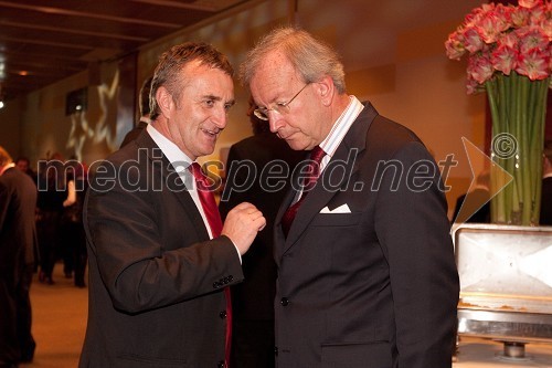 Gerry Jekl in dr. Erwin Kubesch, veleposlanik Republike Avstrije v Sloveniji