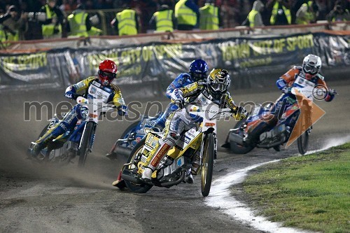 Tomasz Gollob (Poljska), Hans Andersen (Danska), Friderik Lindgren (Švedska) in Chris Harris (Velika Britanija)