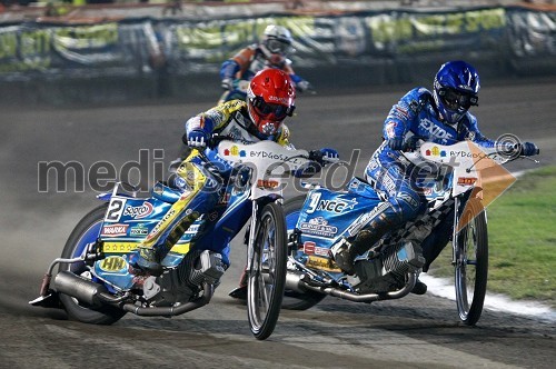 Tomasz Gollob (Poljska) in Friderik Lindgren (Švedska)