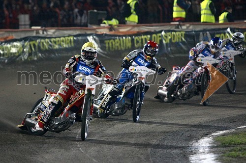 Magnus Zetterstrom (Švedska), Jaroslaw Hampel (Poljska), Jason Crump (Australia) in ...