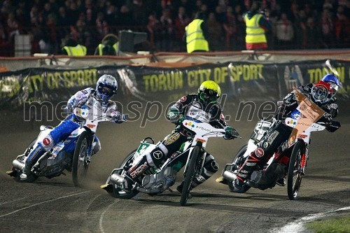 Nicki Pedersen (Danska), Greg Hancock (ZDA) in Chris Holder (Avstralija)