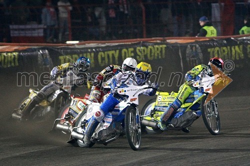 Hans Andersen (Danska), Magnus Zetterstrom (Švedska), Nicki Pedersen (Danska) in Kenneth Bjerre (Danska)