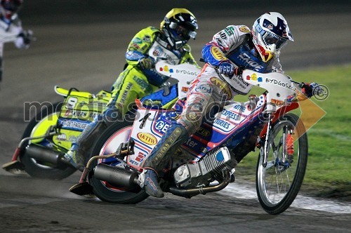 Kenneth Bjerre (Danska) in Jason Crump (Australia)