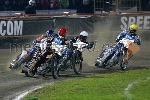 Chris Harris (Velika Britanija), Andreas Jonsson (Švedska), Mattia Carpanese (Italija) in Rune Holta (Poljska)