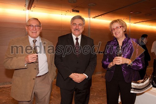 Dušan Jovanovič, režiser, Andrej Pengov, Radio Kaos in Tina Bitenc, pravnica