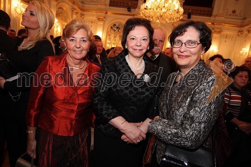 Magdalena Tovornik, nekdanja županja Maribora in svetovalka predsednika RS, Barbara Miklič Türk, soproga predsednika Republike Slovenije ter dr. Zdenka Čebašek-Travnik, varuhinja človekovih pravic