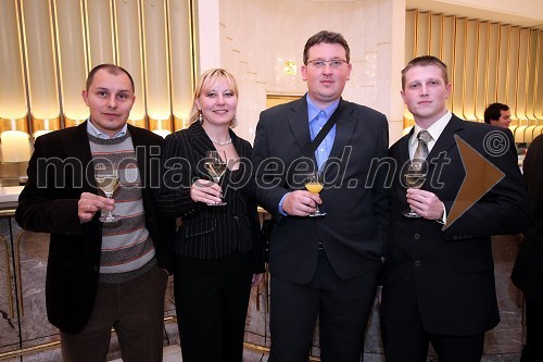 Sandi Osvald, Lilijana Rižnar-Lazarevič, Renato Škerbinc, mestni svetnik Mestne občine Maribor in Tomaž Bračič