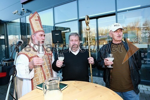 Jani Žilavec, Franc Kupljen, vinar in Branko Leskovar