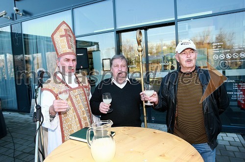 Jani Žilavec, Franc Kupljen, vinar in Branko Leskovar