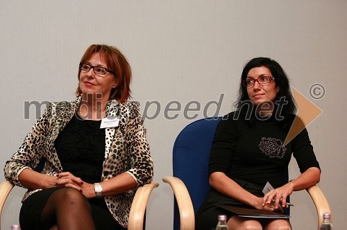 Alenka Vrandečić, Spiritoso in dr. Irena Fonda, direktorica podjetja Fonda