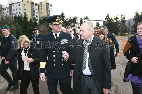 General Håkan Syren, predsedujoči Vojaškemu odboru Evropske unije (EUMC) in Franc Kangler, župan Mestne občine Maribor