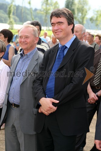 Dr. Alojz Križman, državni svetnik in dr. Milan Zver, minister za šolstvo in šport