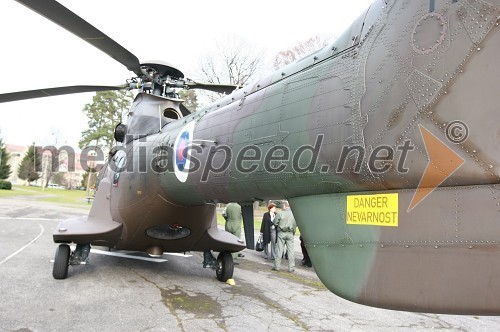 Helikopter Slovenske vojske Eurocopter AS-532 AL Cougar