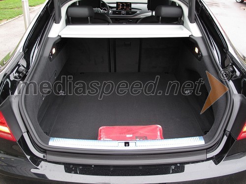 Audi A7 sportback, prtljažni prostor