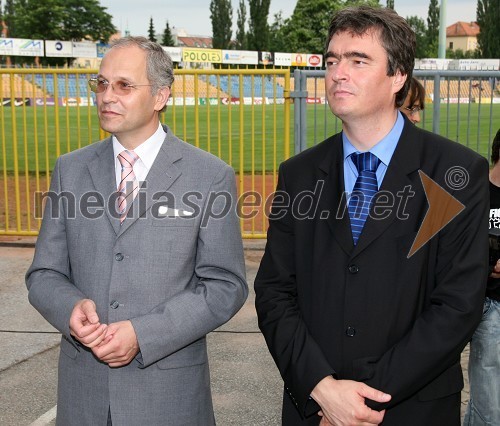 Boris Sovič, mariborski župan v letih 1998-2006 in dr. Milan Zver, minister za šolstvo in šport