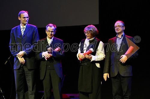 Aleksander Salkič, Petrol, Pedja Ašanin Gole, Prometej svetovanje in celostno komuniciranje ter ambasador PRSS, Darinka Pek Drapal, Consensus in dr. Dejan Verčič, Pristop