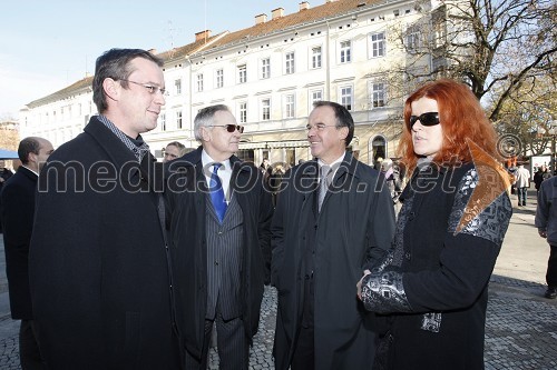 Boštjan Viher, mestni svetnik Mestne občine Maribor, Jože Glogovšek, Ekipa za Maribor, Milan Petek, prokurist Marifarma  ter Milica Simonič Steiner, direktorica Mestne uprave Maribor