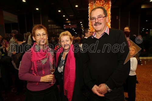 Silvestra Krajnc Bezjak, direktorica Zdravstvenega doma Gornja Radgona, Slavica Trstenjak, ravnateljica Osnovne šole dr. Antona Trstenjaka v Negovi in Miran Bezjak