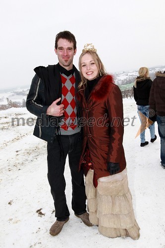 Matej Kolenc in 	Andreja Erzetič, slovenska vinska kraljica 2010