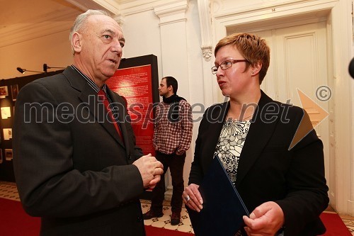 Janez Ujčič, podžupan Mestne občine Maribor in dr. Aleksandra Berberih Slana, direktorica Muzeja narodne osvoboditve Maribor